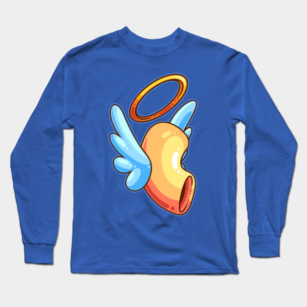 Holy Macaroni Long Sleeve T-Shirt by ArtisticDyslexia